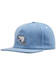 Real Street Cleaner Snapback Hat Bleached Denim