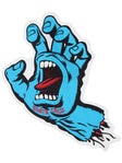 Santa Cruz Screaming Hand 6" Sticker Blue