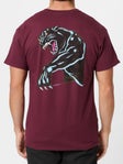 Santa Cruz Natas Sketch Panther T-Shirt Burgundy