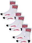 Spitfire Classic '87 Bighead Swirl 3-Pack Socks White