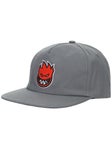 Spitfire Bighead Fill Snapback Hat Charcoal/Red