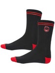 Spitfire Bighead Fill Emb Crew Socks Black/Red