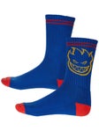 Spitfire Bighead Socks Blue/Yellow/Red