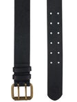 Spitfire Bighead Leather Belt Black Pebble