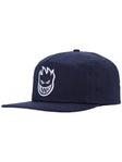 Spitfire Bighead Snapback Hat Navy/White