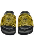 Spitfire Bighead Swirl Slides Black/Yellow