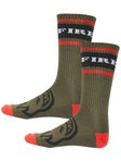 Spitfire Classic '87 Bighead Socks Olive/Black/Red