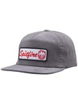 Spitfire Courier Patch Snapback Hat Charcoal