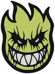 Spitfire Deathmask II Sticker Small Yellow