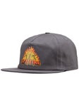 Spitfire Hellfire Snapback Hat Charcoal