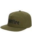Spitfire Molotov Script Snapback Hat Olive/Black