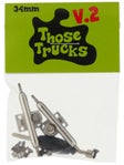 Slushcult Those Trucks V2 Fingerboard Trucks Silvr 34mm