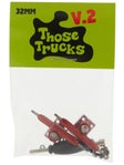 Slushcult Those Trucks V2 Fingerboard Trucks Red 32mm