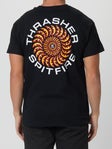 Thrasher x Spitfire Classic Swirl T-Shirt Black