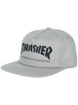 Thrasher Skate Mag Snapback Hat Grey