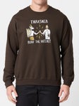 Thrasher x Toy Machine B.T.H. Crewneck Dark Chocolate