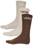 Vans Classic Crew Socks 6pk Turtledove