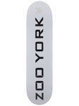 Zoo York OG 95 Logo Block White/Black Deck 8.0 x 32