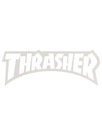 Thrasher Logo Die Cut Sticker Black