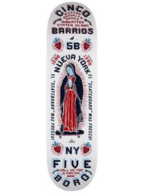 5Boro Cinco Barrios White Deck 8.5 x 32