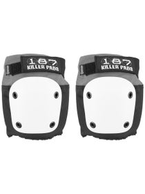 187 Fly Knee Pad Grey w/White Cap