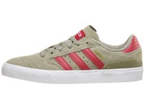 Adidas Busenitz Vulc II Shoes Silver Pebble/Red/White
