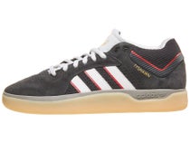 Adidas Tyshawn Shoes Carbon/Crystal White/Scarlet