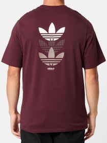 Adidas Triple Trefoil T-Shirt Shadow Red