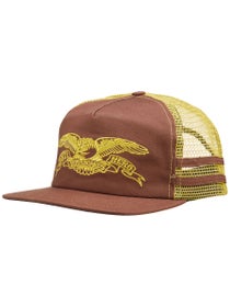 Anti Hero Basic Eagle Snapback Hat Brown/Mustard