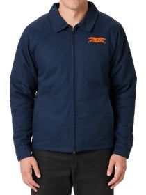 Anti Hero Basic Eagle Stash Jacket Navy/Orange