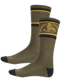 Anti Hero Clubhouse Socks Olive/Gold/Black