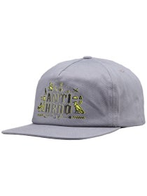 Anti Hero Anti-Hiero Snapback Hat Charcoal