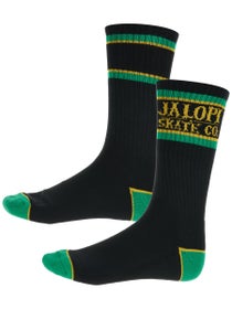 Jalopi I'm Lost Too Socks Black/Green/Yellow