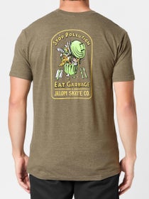 Jalopi Stop Pollution T-Shirt Heather Army