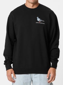 Anti Hero Lil Pigeon Embroidered Crewneck Black