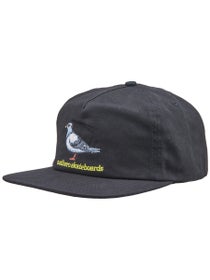 Anti Hero Lil Pigeon Snapback Hat Black/Yellow