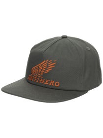 Anti Hero Motorized Snapback Hat Charcoal/Orange