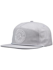 Anti Hero Basic Pigeon Round Snapback Hat Light Grey