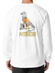 Anti Hero Raney First Ringspun Longleeve T-Shirt White