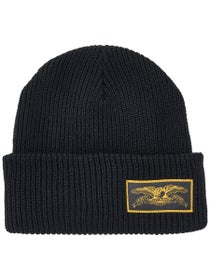 Anti Hero Stock Eagle Label Beanie Black/Mustard