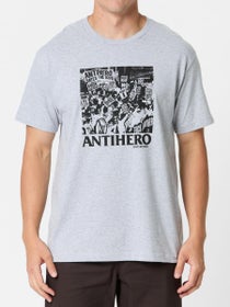 Anti Hero Sucks T-Shirt Heather Grey