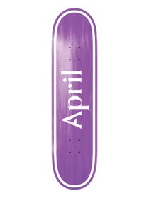 April OG Logo Purple Deck 8.0 x 31.91