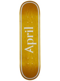 April OG Logo Yellow Deck 8.25 x 31.92