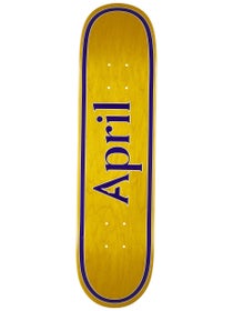 April OG Logo Yellow/Purple MINI Deck 7.25 x 28.75
