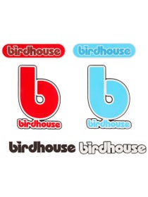 Birdhouse Birdhouse Logo Sticker 6 pack