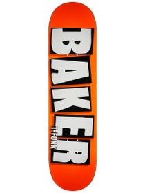 Baker T-Funk Brand Name Neon Orange B2 Deck 8.25x32.25