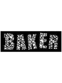 Baker Get Lost Sticker Black