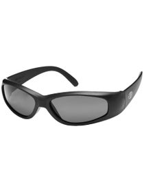 Baker Oval Wraparound Sunglasses Black