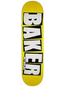 Baker Reynolds Brand Name Neon Yellow B2 Deck 8.3875x32