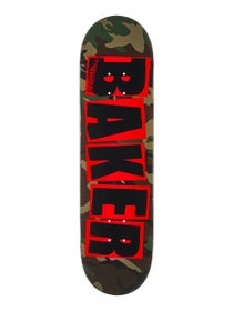 Baker Peterson Brand Logo Camo Deck 8.25 x 31.875